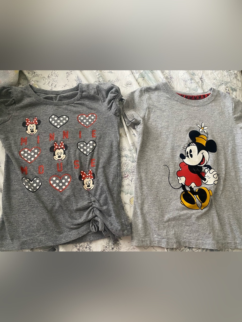 Disney Gray Minnie Mouse shirts size 4/5